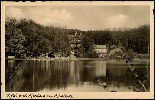 Ansichtskarte Lehnin-Kloster Lehnin Hotel am Klostersee 1936