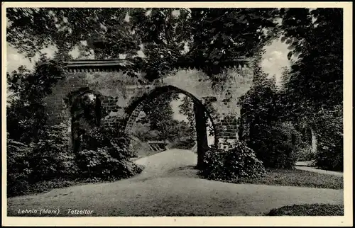 Ansichtskarte Lehnin-Kloster Lehnin Partie am Tetzeltor 1935