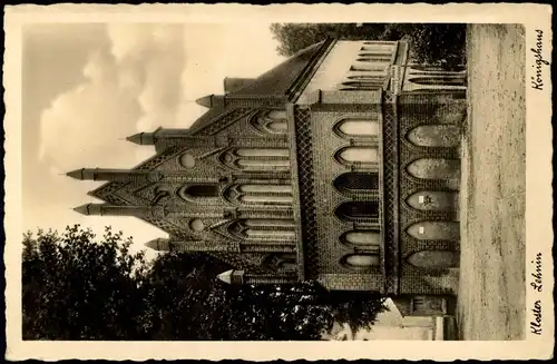 Ansichtskarte Lehnin-Kloster Lehnin Partie am Königshaus 1934
