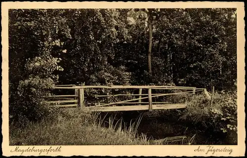 Ansichtskarte Magdeburgerforth-Möckern Am Jägersteig 1935