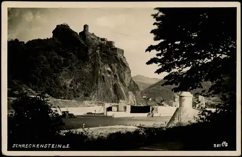 Schreckenstein (Elbe)-Aussig   Ústí nad Labem  Panorama-Ansicht 1930