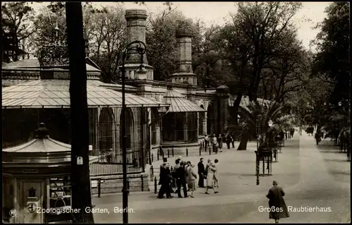 Charlottenburg-Berlin Zoologischer Garten, Großes Raubtierhaus 1931