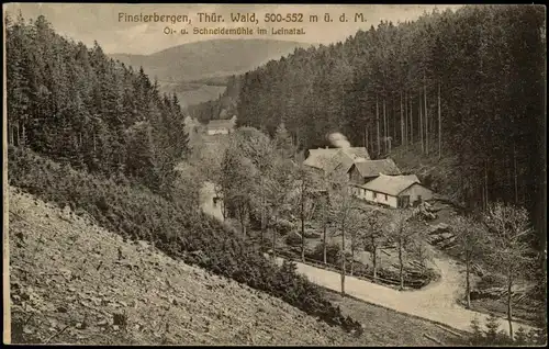 Finsterbergen-Friedrichroda Öl- u. Schneidemühle im Leinatal 1910