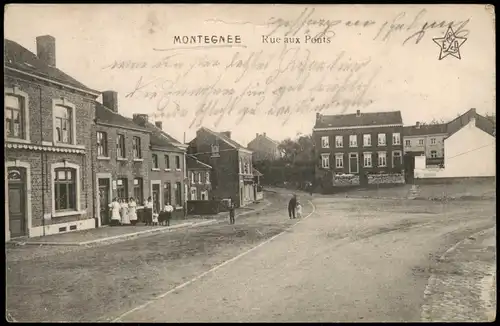 CPA Montagne (Isère) Rue aux Ponts 1916