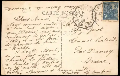 CPA Boult-sur-Suippe Mairie, Bürgermeisteramt 1929