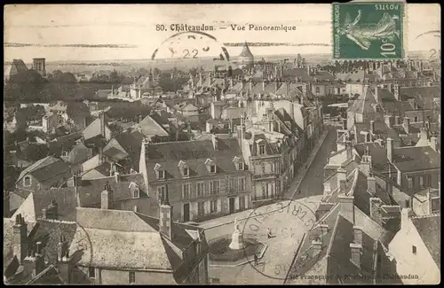 CPA Châteaudun Vue Panoramique, Panorama-Ansicht 1910