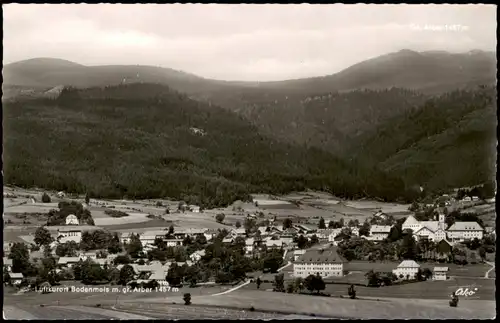 Ansichtskarte Bodenmais Panorama-Ansicht Blick zum gr. Arber 1960