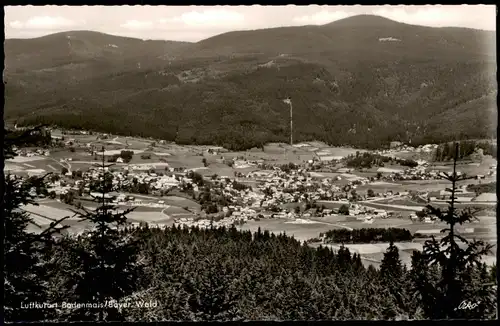 Bodenmais Panorama-Ansicht Gesamtansicht Ort im Bayer. Wald 1960