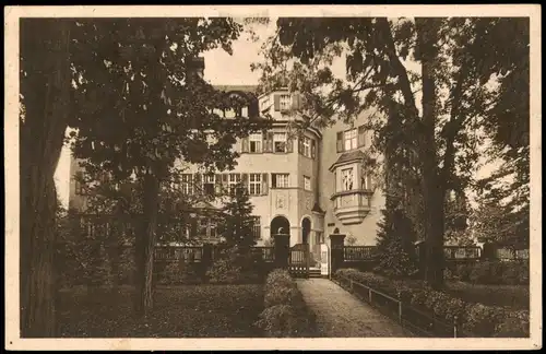 Ansichtskarte Nördlingen Haushaltungsschule - Vorderer Eingang 1929