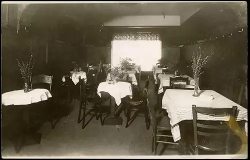 Ansichtskarte Görzke Restaurant - Innenbereich 1924 Privatfoto