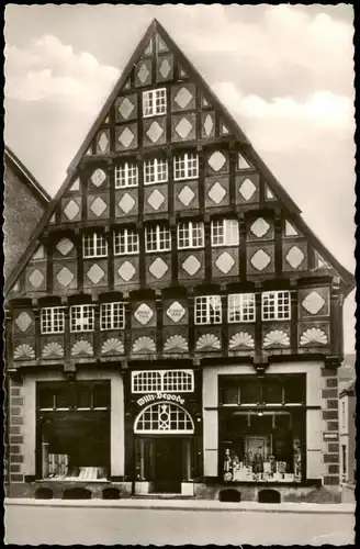 Ansichtskarte Oldenburg Haus Degode, erbaut 1502 (kleines Geschäft) 1960