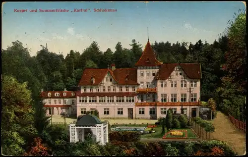 Postcard Schluckenau Šluknov Karltal-Kurhotel 1931