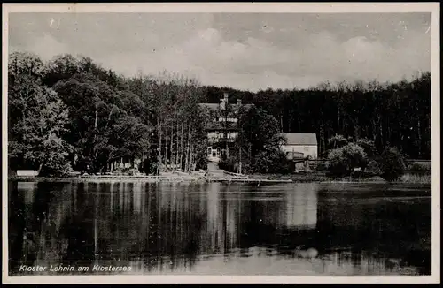 Ansichtskarte Lehnin-Kloster Lehnin Kurhaus am Klostersee 1934