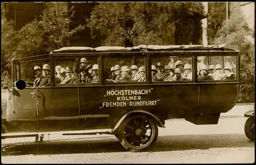 Ansichtskarte Berlin Damenpartie Stadtrundfahrt - Bus 1927