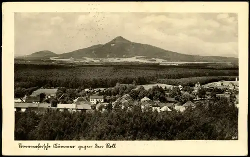 Postcard Kummer-Roll Hradčany Ralsko Stadt und Berg 1943