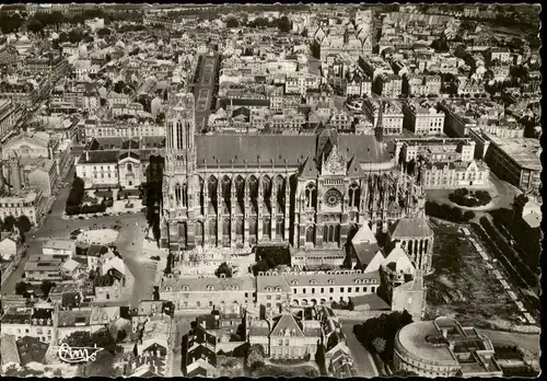 Reims Reims Luftaufnahme Vue aérienne Cathédrale, côté Sud 1960