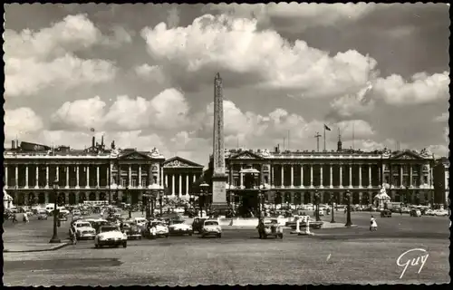 CPA Paris Place de la Concorde / Platz der Eintracht 1961