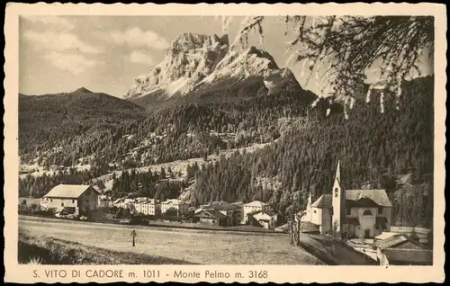 Cartoline San Vito di Cadore Stadtpartie 1932