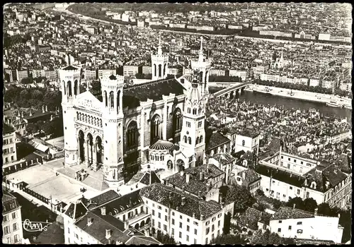 CPA Lyon Luftbild 1960