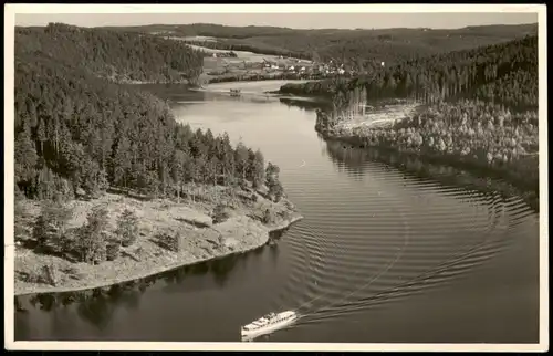 Ansichtskarte Saaldorf-Bad Lobenstein Blick vom Heinrichstein 1957