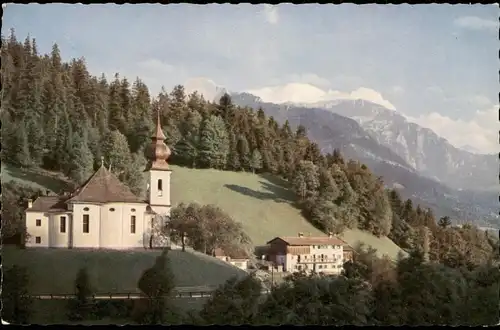 Ansichtskarte Maria Gern-Berchtesgaden Kirche Maria Gern 1963