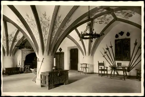 Lauenstein-Ludwigsstadt Burg Innenansicht Mittelalterliche Erholungsstätte 1960