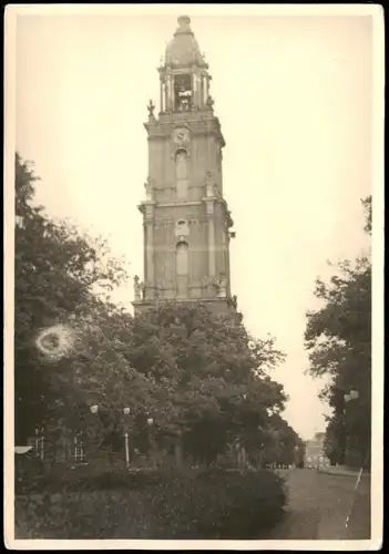 Ansichtskarte Potsdam Garnisionskirche, Straße 1940
