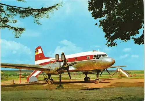 Niederalbertsdorf-Langenbernsdorf  DDR Flugzeug auf dem Spielplatz 1974