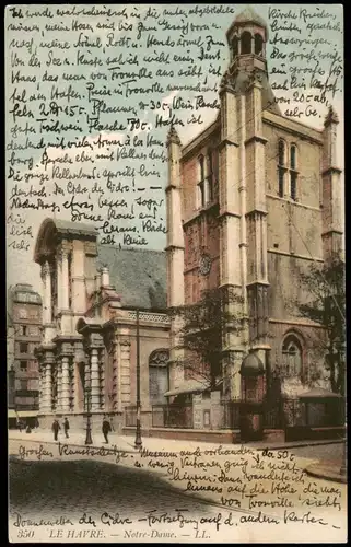 CPA Le Havre Eglise Kirche Notre-Dame 1915