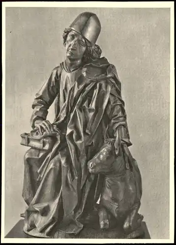 Ansichtskarte  Tilman Riemenschneider: Evangelist Lukas 1960