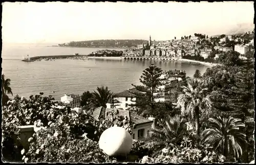 CPA Menton Mentoun/ Mentone Panorama-Ansicht - Cap-Martin 1960