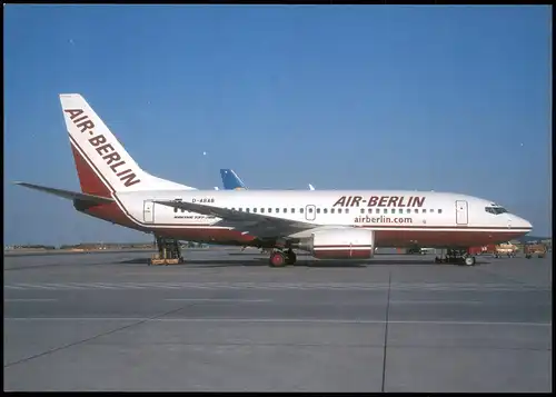 Ansichtskarte  Flugwesen Aviation Flugzeug AIR-BERLIN BOEING 737-76Q 2000