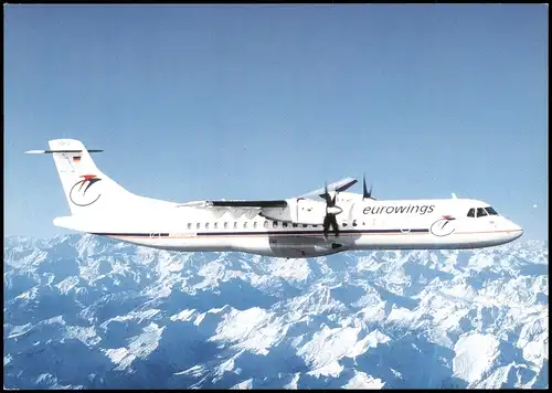 Ansichtskarte  Flugwesen Aviation Flugzeug Eurowings Flieger ATR 72 2000