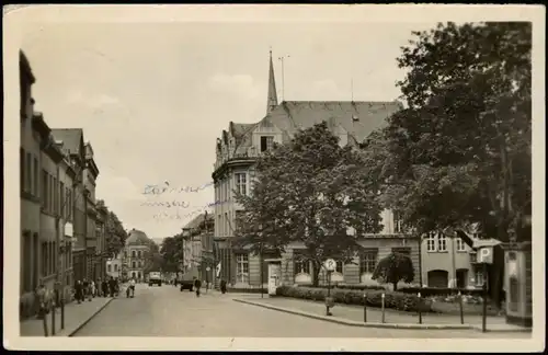 Ansichtskarte Falkenstein (Vogtland) Hauptstraße 1953