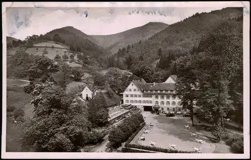 Sulzbach (Rentchthal)-Lautenbach (Ortenaukreis) Blick auf das Kurhaus 1953