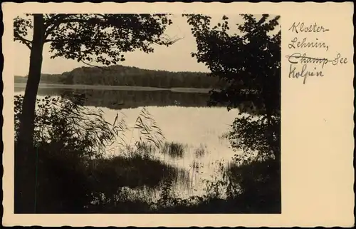 Ansichtskarte Lehnin-Kloster Lehnin Umland-Ansicht mit See-Partie 1920