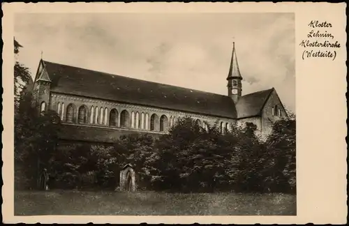 Ansichtskarte Lehnin-Kloster Lehnin Kloster mit Klosterkirche 1920