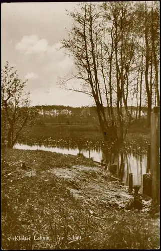 Lehnin-Kloster Lehnin Umland-Ansicht Partie Am Schütt Echtfoto-AK 1920