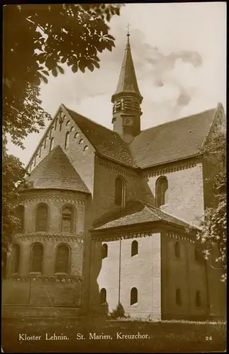 Lehnin-Kloster Lehnin Kloster Lehnin St. Marien, Kreuzchor, Echtfoto-AK 1920