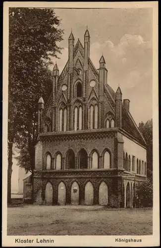 Ansichtskarte Kloster Lehnin Königshaus Gebäude Ansicht 1910