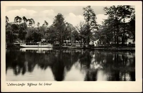 Woltersdorf Schleuse bei Erkner Gaststätte Am Liebesquell Inh. Herbert Otto 1953