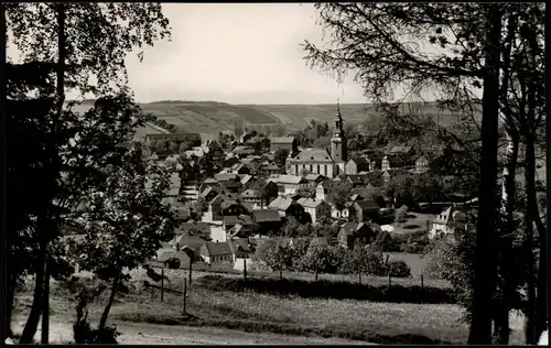 Ansichtskarte Wurzbach Panorama-Ansicht Totalansicht 1960