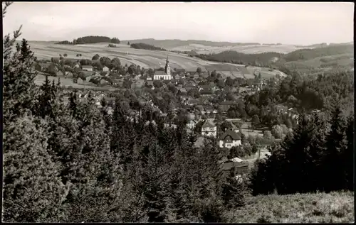 Ansichtskarte Wurzbach Panorama-Ansicht Totalansicht 1960