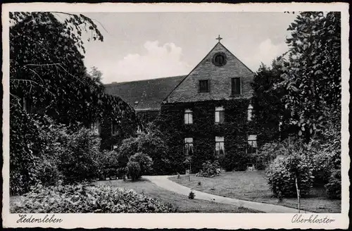 Ansichtskarte Hedersleben Oberkloster 1928