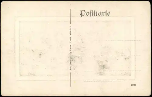 Ansichtskarte Hedersleben Denkmalplatz b. Halberstadt 1913 Passepartout