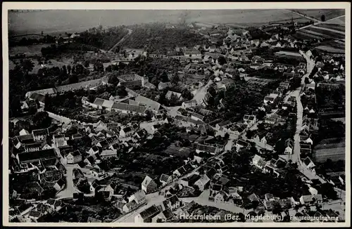 Ansichtskarte Hedersleben Luftbild 1931