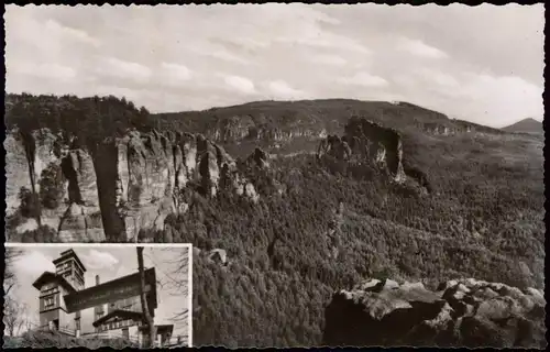 Ansichtskarte Schmilka Großer Winterberg Berghotel 1967