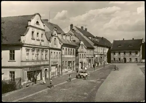 Postcard Grottau Hrádek nad Nisou Namesti/Marktplatz 1964