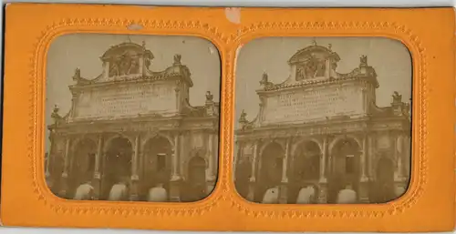 Cartoline Rom Roma Portal 1903 3D/Stereoskopie