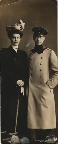 Ansichtskarte  Adel und Persönlichkeiten Mann und Frau 1917